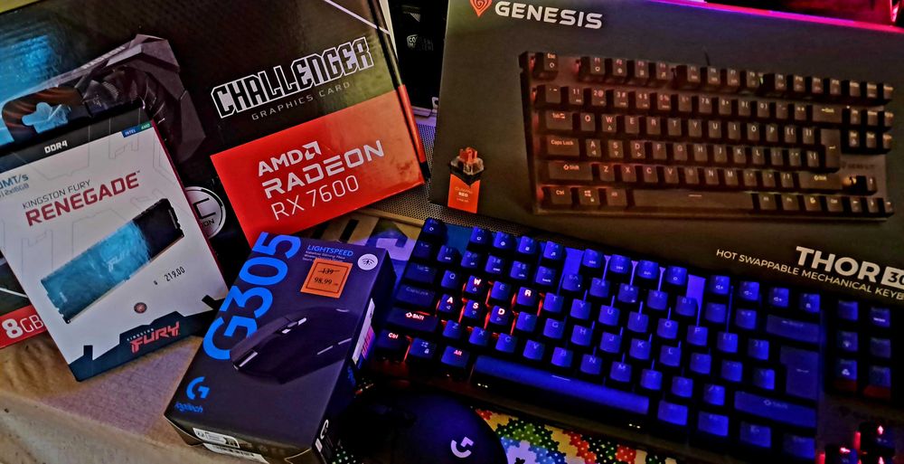 геймърски компютър RYZEN 9 5900X RADEON RX 7600 X570F GAMING