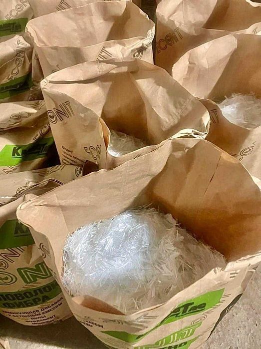 Фибра стекловолокна - армирующая добавка к бетонным смесям