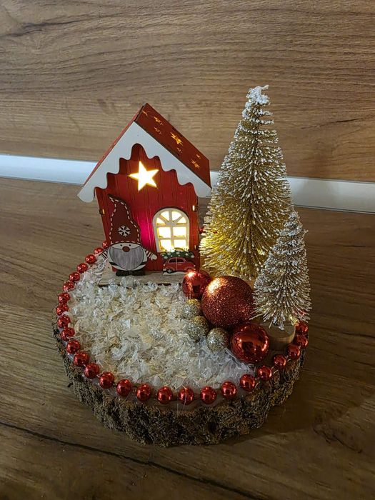 Ръчно изработена коледна декорация