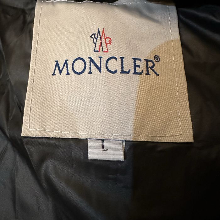 Moncler черно зимно яке размер L