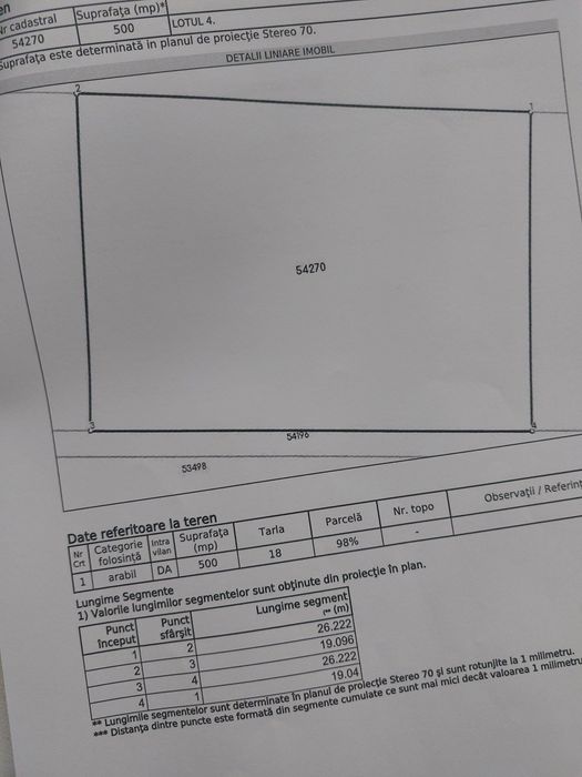 Teren intravilan parcelat Golesti