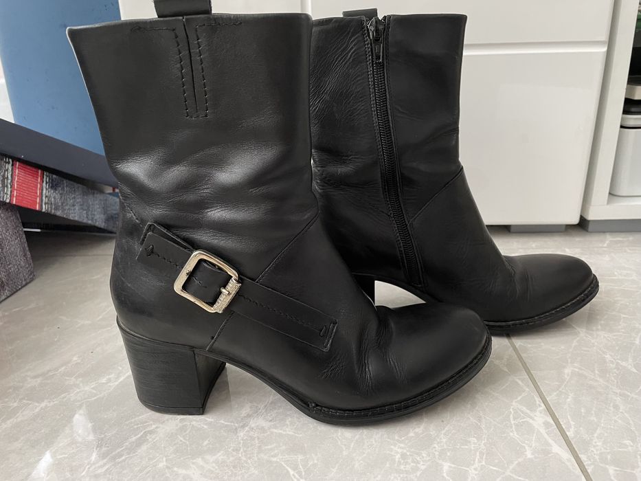 Дамски зимни боти/ботуши 36 номер, естествена кожа