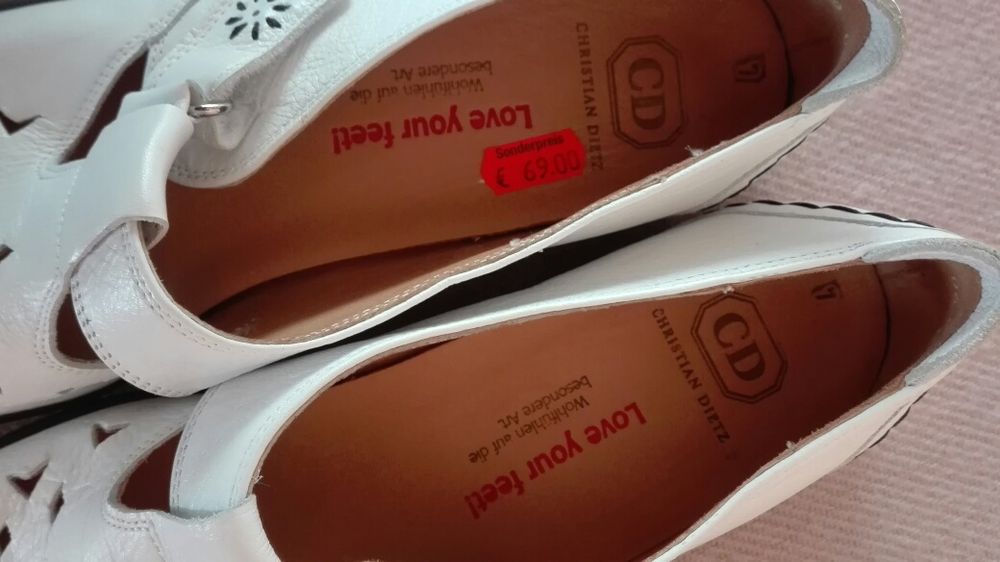 Pantofi noi piele C.D nr 41