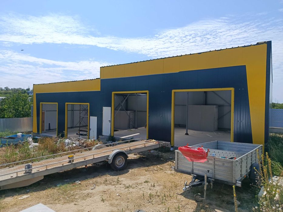 Hala, garaje, depozit, prestări servicii,