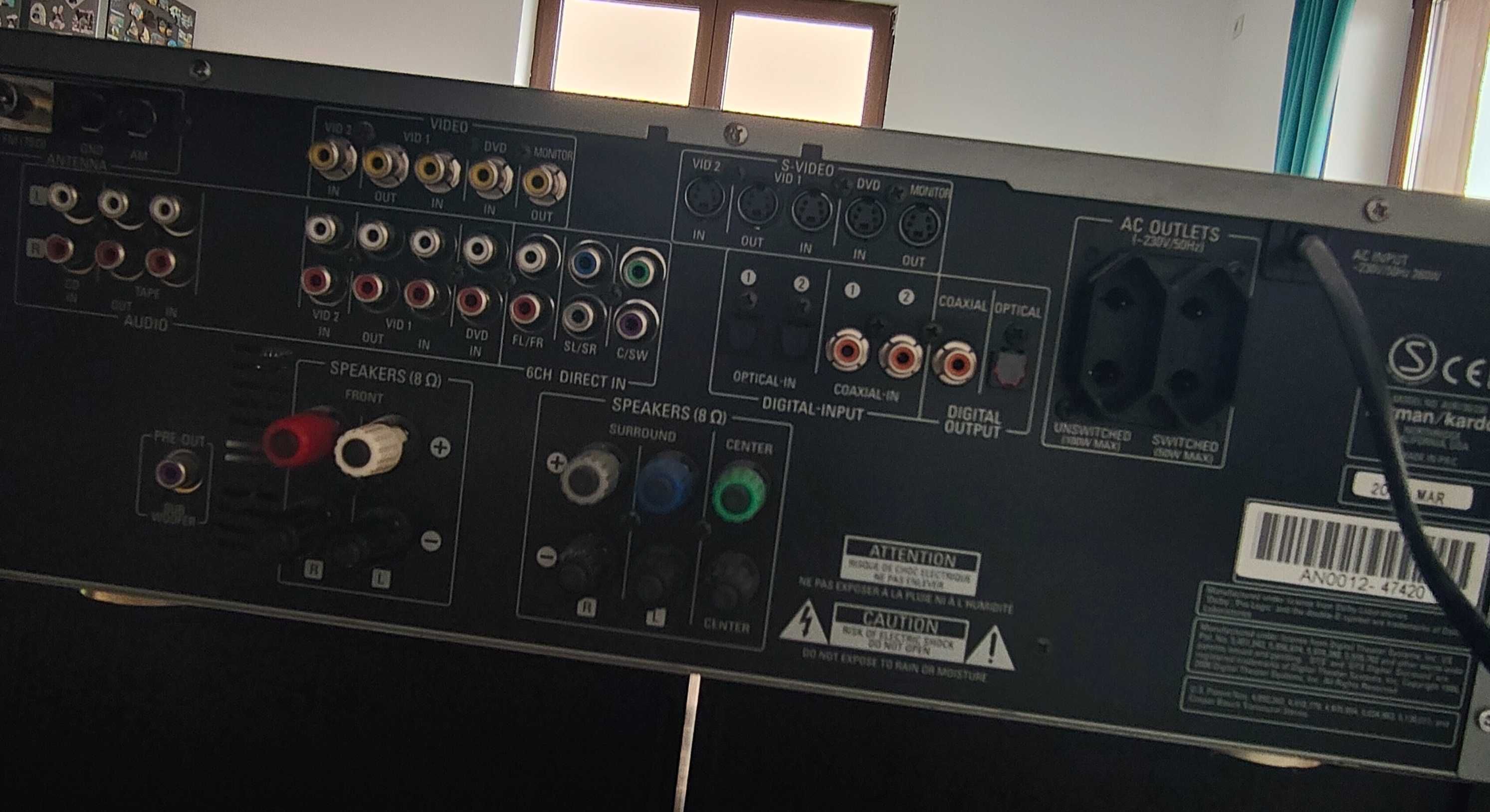 Amplificator harman kardon plus boxe Atech