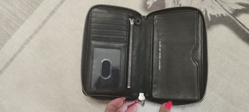 Marc by Marc Jacobs портмоне от естествена кожа