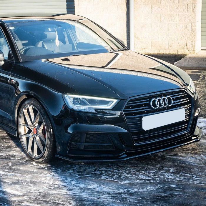 Тунинг преден лип спойлер Audi A3 S3 S Line 8V Facelift lip ауди а3