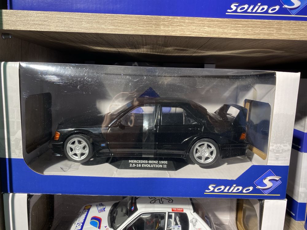 SOLIDO MERCEDES BENZ 190E EVO II 1990 machetă auto metalică sc 1:18