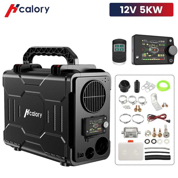 Мобилна суха дизелова печка 5KW Bluetooth