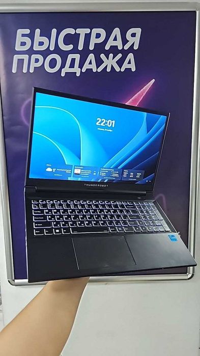 ThundeRobot -мощный игровой ноутбук на Core i5-12450H, RTX 3050, 16 гб