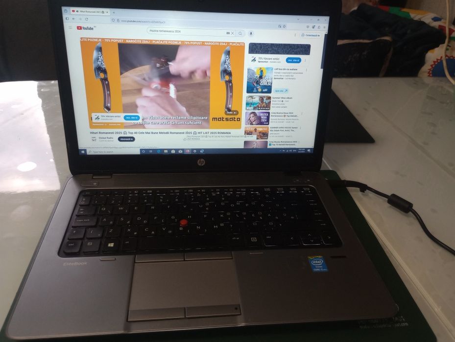 Elitebook HP 840 cu Intel i5, 500 GB, display 14" , Bluetooth, Wi-Fi