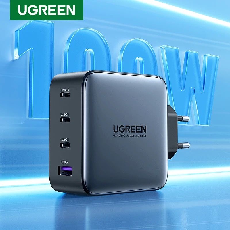 UGREEN GaN 100W Nexode — Зарядное устройство