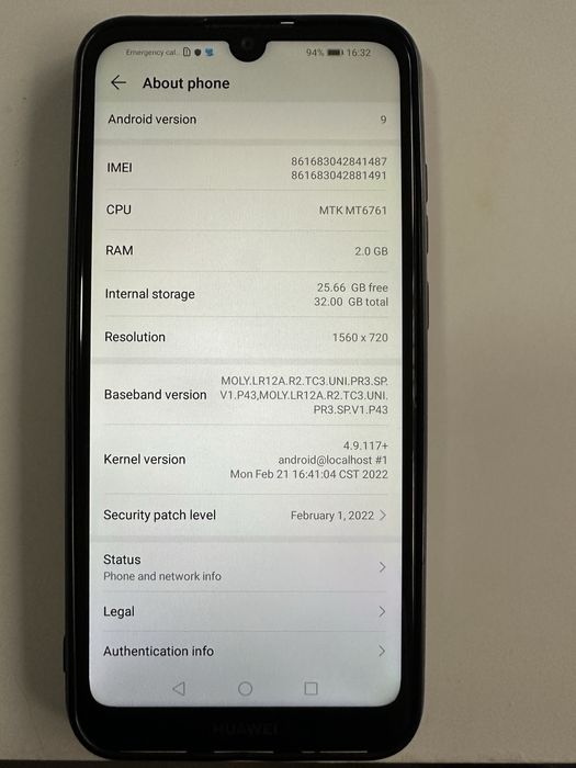 Huawei Y6 2019 stare foarte bună