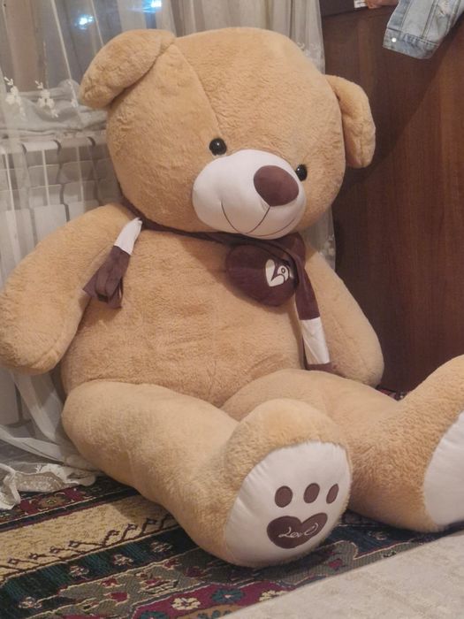 мишка большой плюшевый