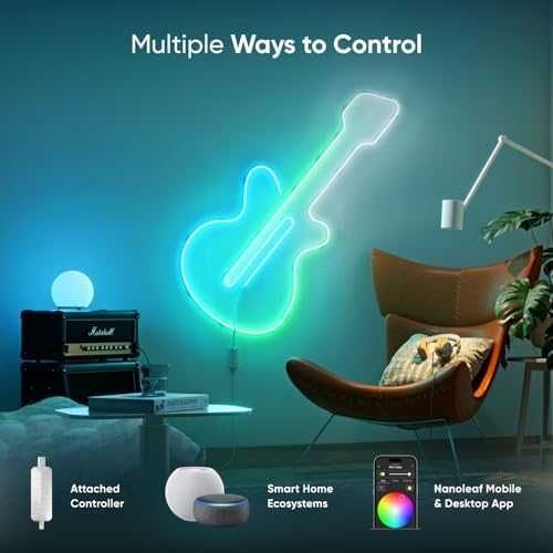 Нова Неонова Смарт Лента Nanoleaf 5M – Музика + Екран Синк Декорация