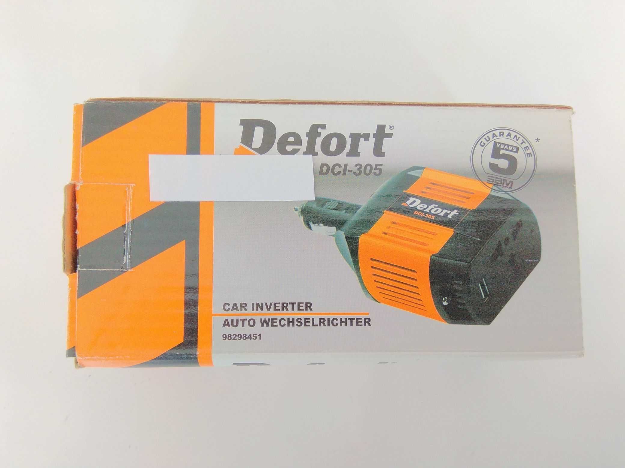 Инвертор НЕМСКИ 12-220V 300W Defort DCI-305