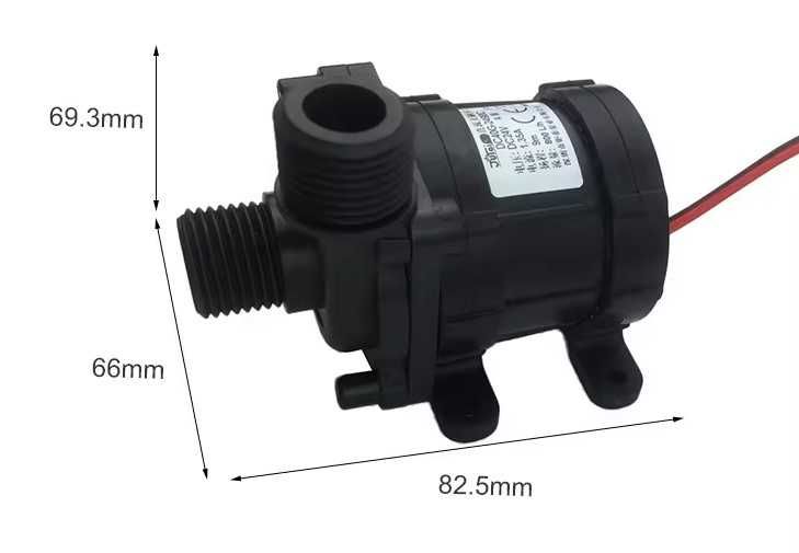 водна помпа за градински езера, фонтани, шадравани, напояване DC12-24v