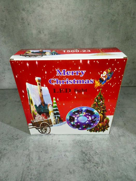 Instalație Alb Rece tip LED Crăciun, 100 M, 500 LED, interior/exterior