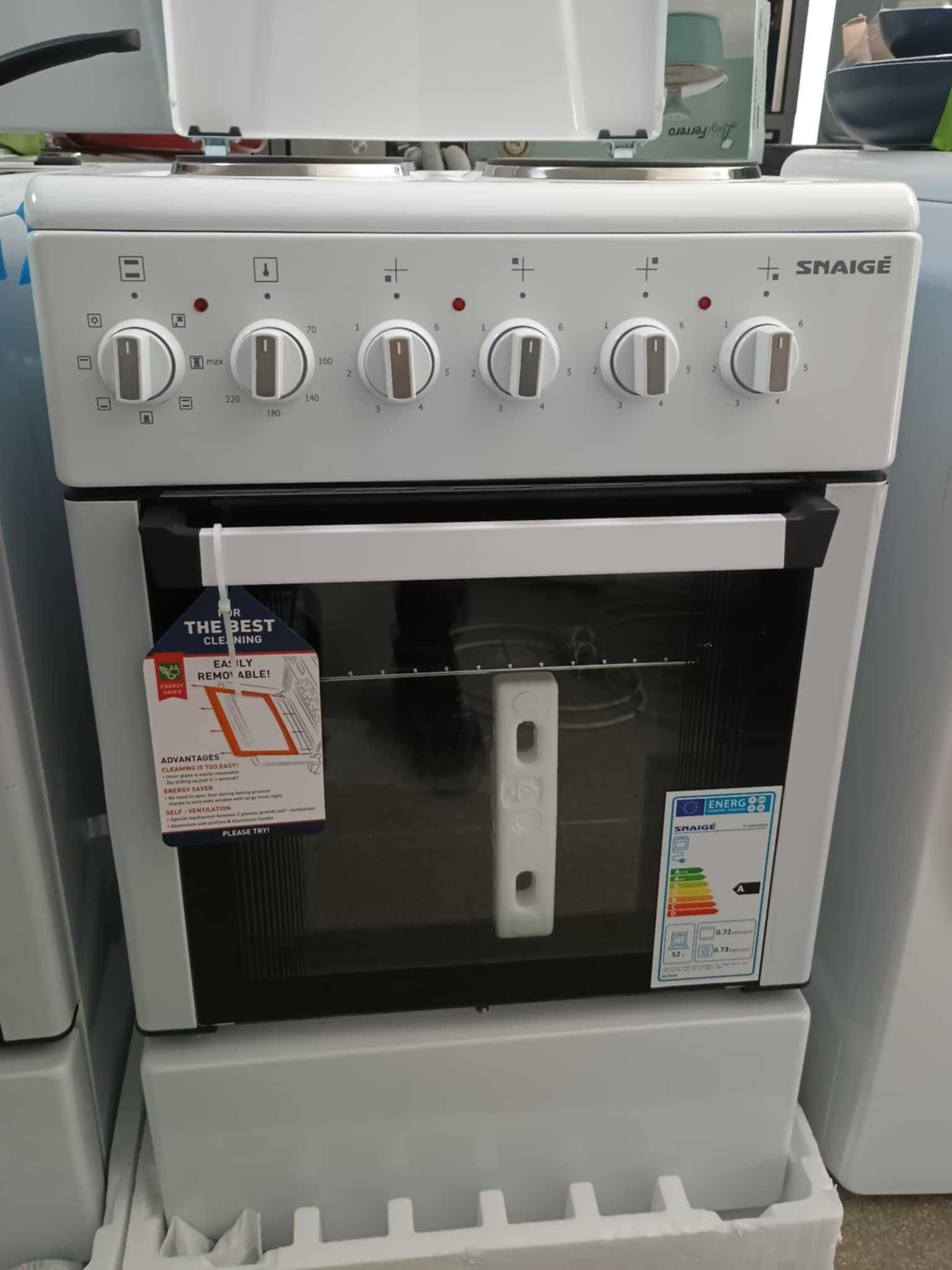 Чисто нова Готварска печка Snaige-Снайг FF-5043MXZW 52 л 50 см