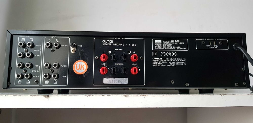 Sansui Au D 22 statie amplificat vintage Red Line