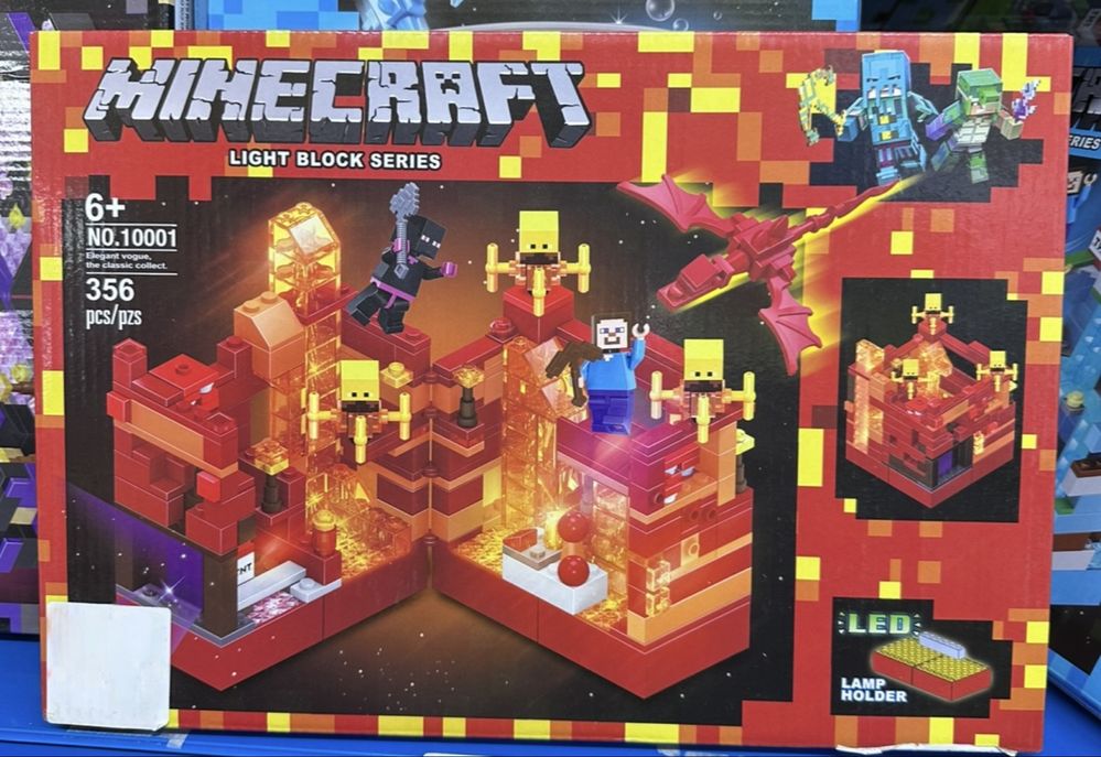 Конструктор Майнкрафт 356 части, Minecraft