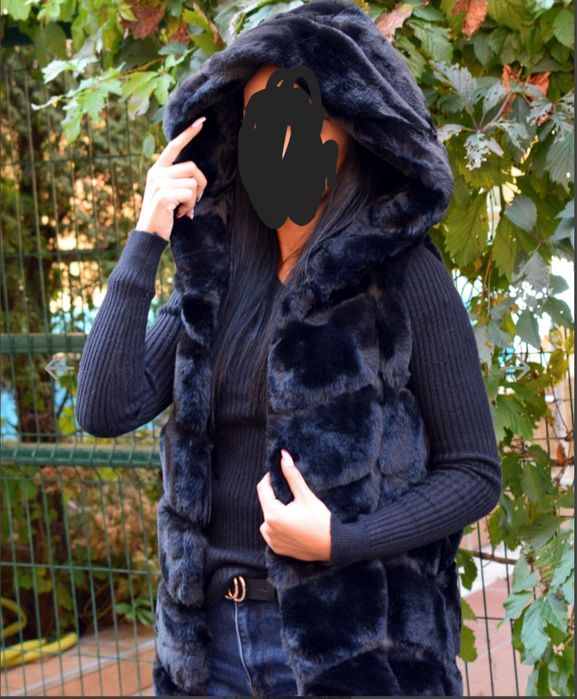 Дамски пухен елек