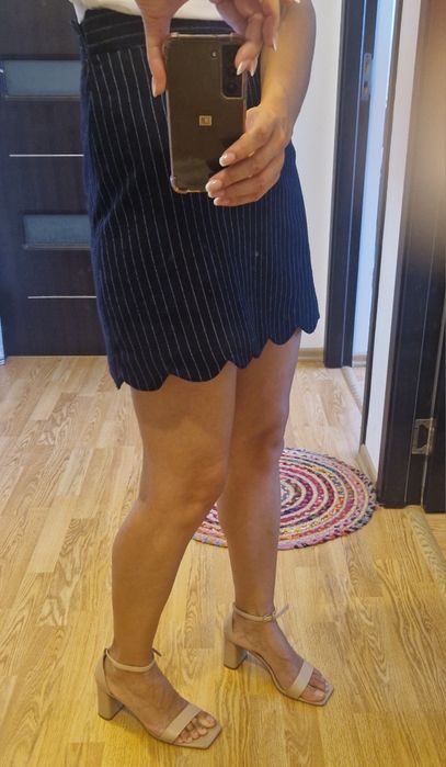 Fusta mini ASOS bleumarin