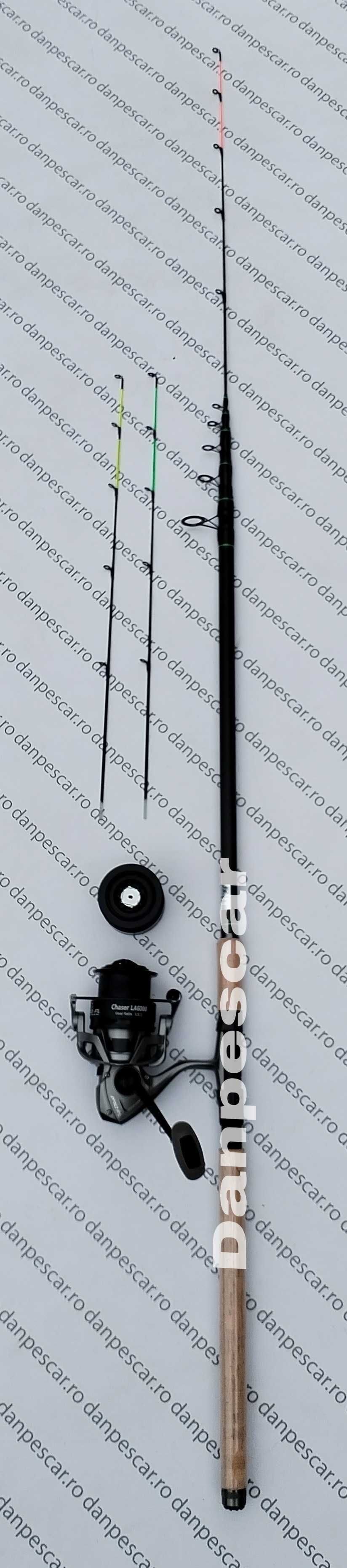 SET FEEDER Lanseta Harrier Tele Ultra SLIM 3,90m+Mulinetă PROFL LA6000
