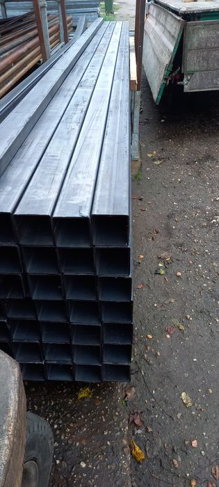 Черни профили 100х100, 6 метра дължина.