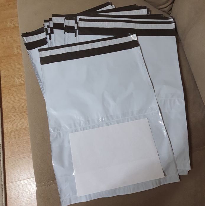 Pungi curierat cu AWB, 325×425 mm  plus 50 clapeta cu AWB - 50 bucati