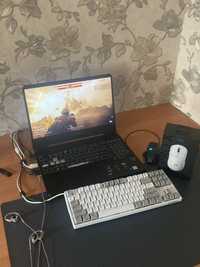 Игровой ноутбук Asus + новая мышь + механическая клавиатура