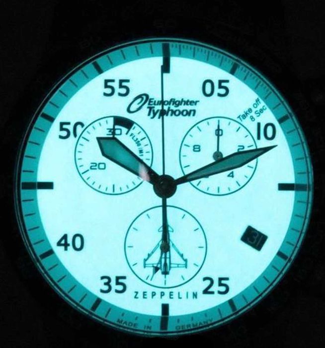 Zeppelin Eurofighter 7298M-5 Chronograph Tachymeter