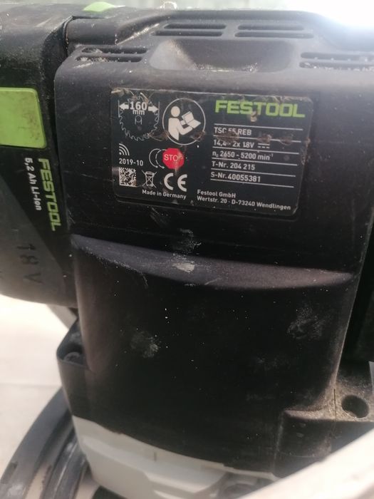 Circular festool tsc55reb, an 2019