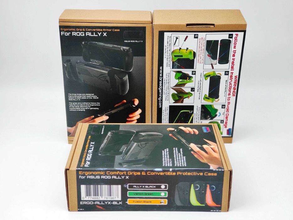 Husa BreedGaming Comfort Grips & Convertible Protective Case