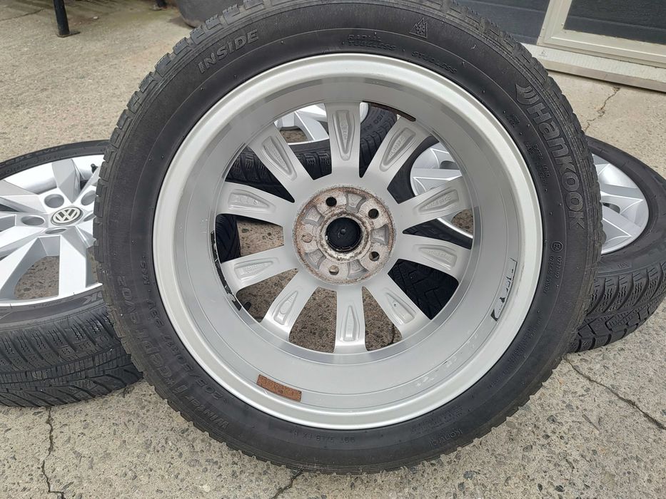 Jante 17 originale VW Passat B7 B8 Golf 7 8 T-roc  anvelope 205 50 17
