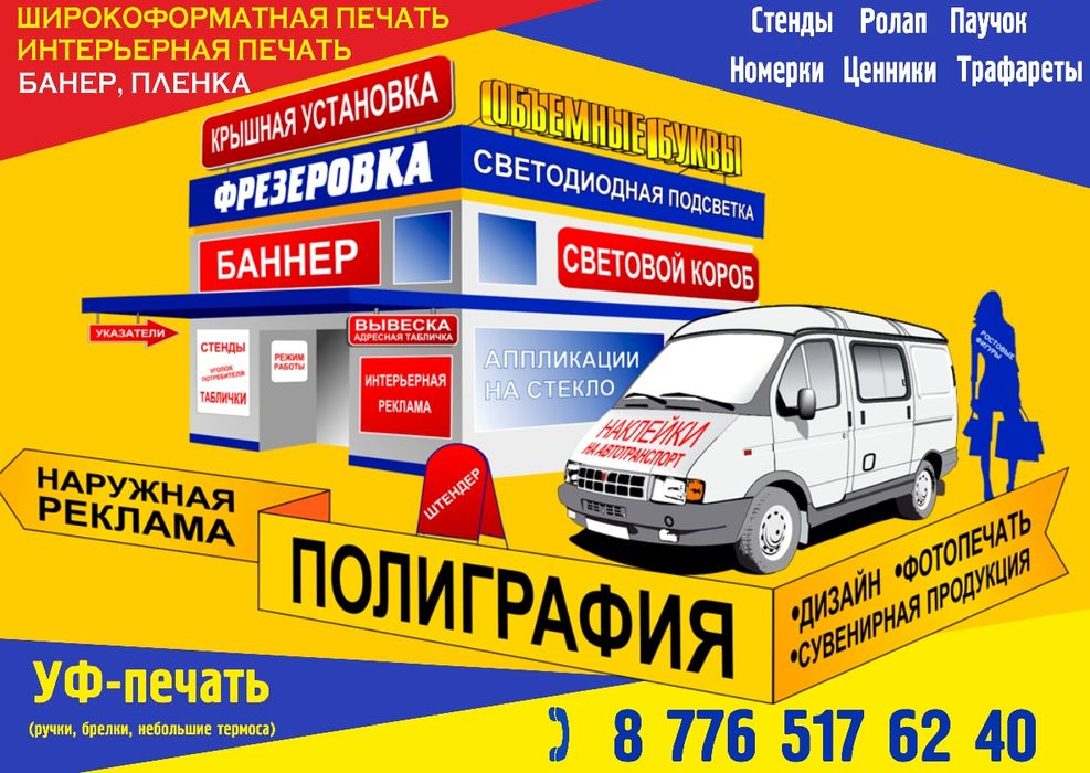 Баннера,  пленки, вывески