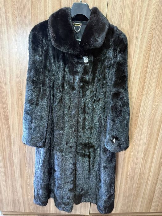 Норковая шуба длинная