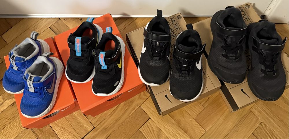Детски обувки/маратонки Nike Revolution 5, 6 и ботуши D.D. Step