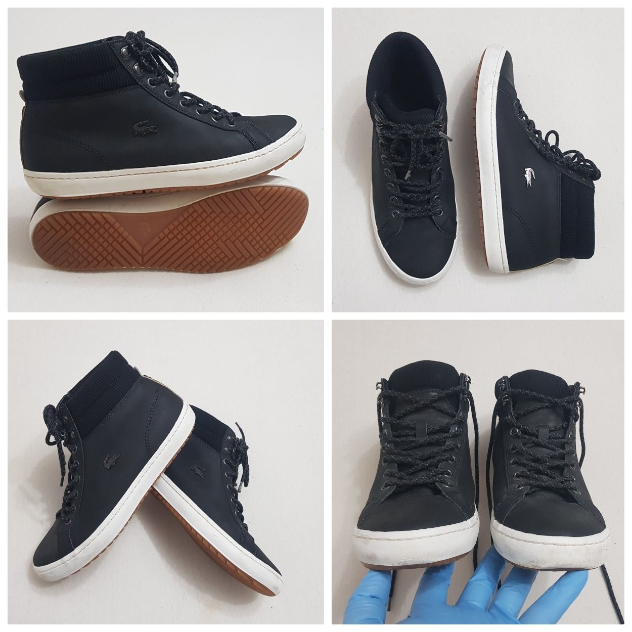 Ghete iarnă LACOSTE Strainghtset Thinsulate Insulation Water Resistant