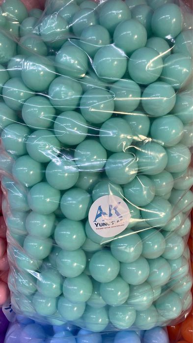 Цветни пластмасови топки за игра - 7см