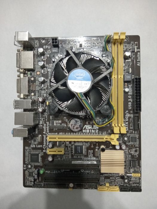 Asus H81M2 + Intel Core I3-4360 и охлаждане