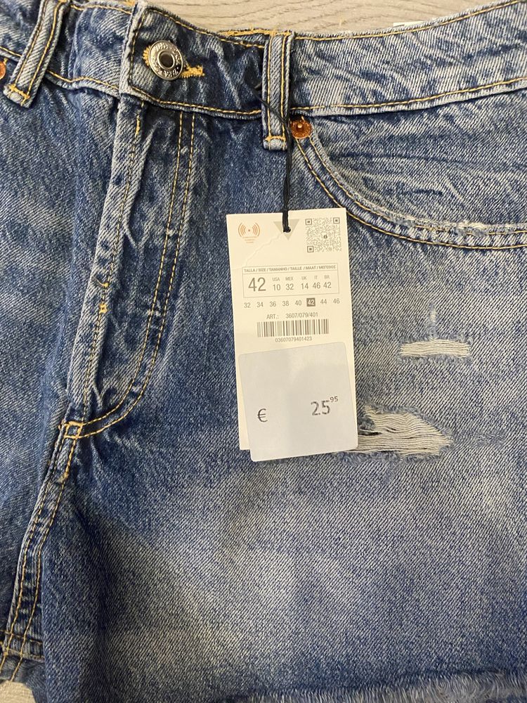 Zara дънкови панталонки