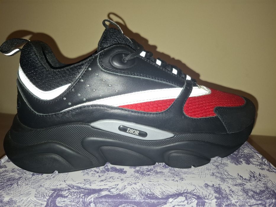 Adidasi Dior B22 Black & Red