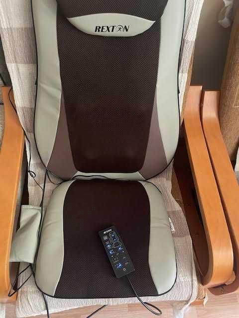 Husa de masaj shiatsu Rexton CF-2508, functie incalzire, telecomanda