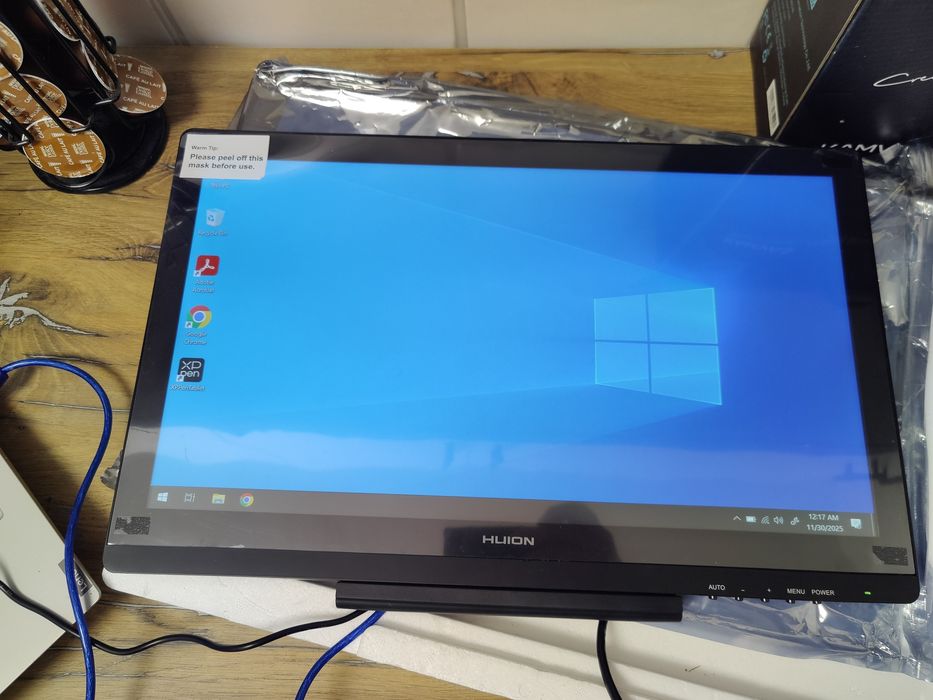 Huion kamvas gt 191 v2  19 inch tableta grafica