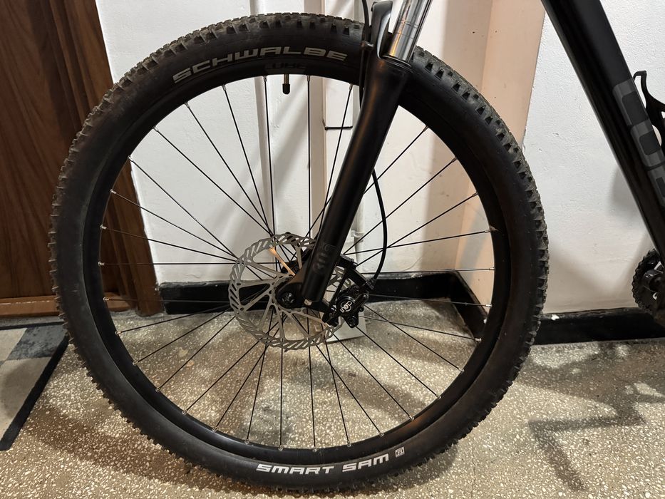 Bicicleta Cube Aim Race Black Azure 2023 - cadru M (18"), roti 29"