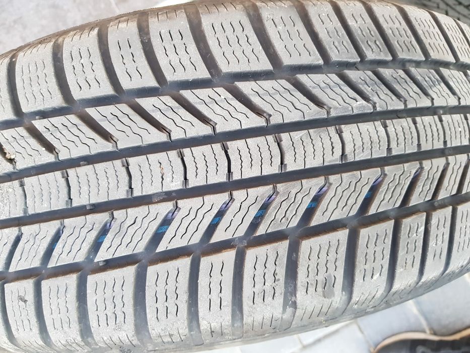 Jante Audi R16 + capace + cauciucuri iarna 205 60 16