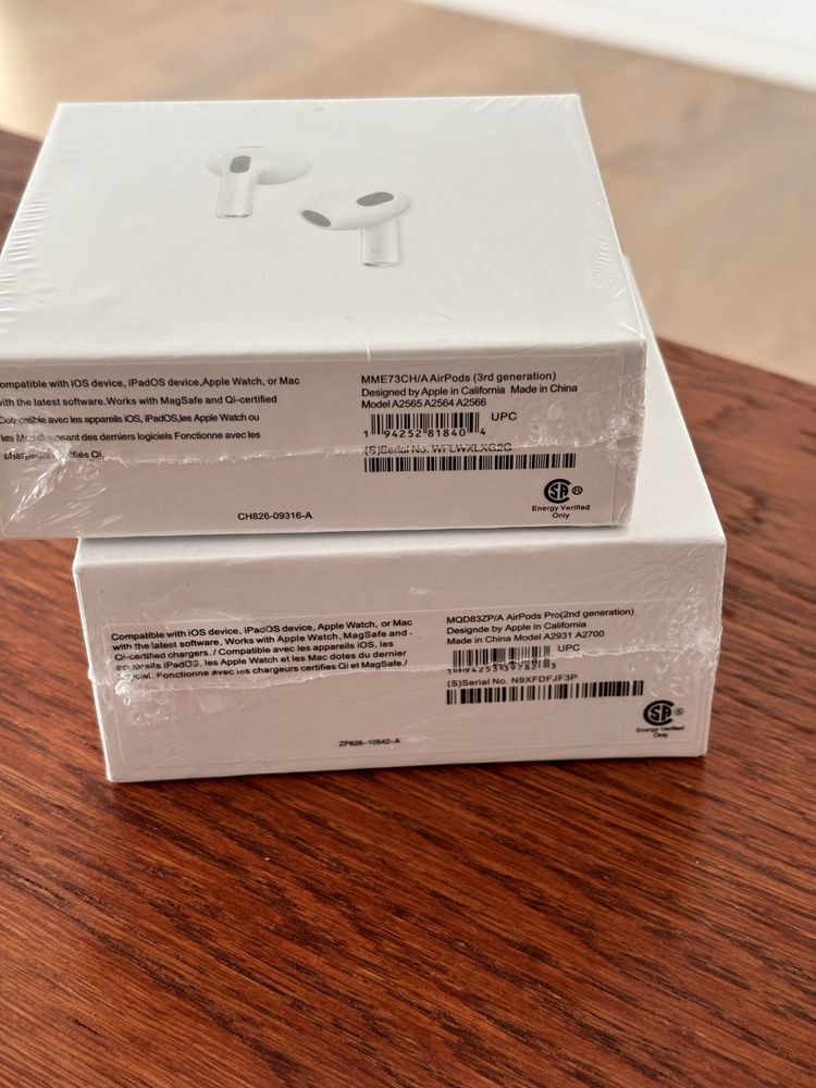 Casti Apple Airpods 3 si 2 Pro