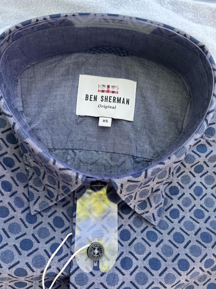 Cămașă Ben Sherman, Originală. Nouă. Mărimea XS