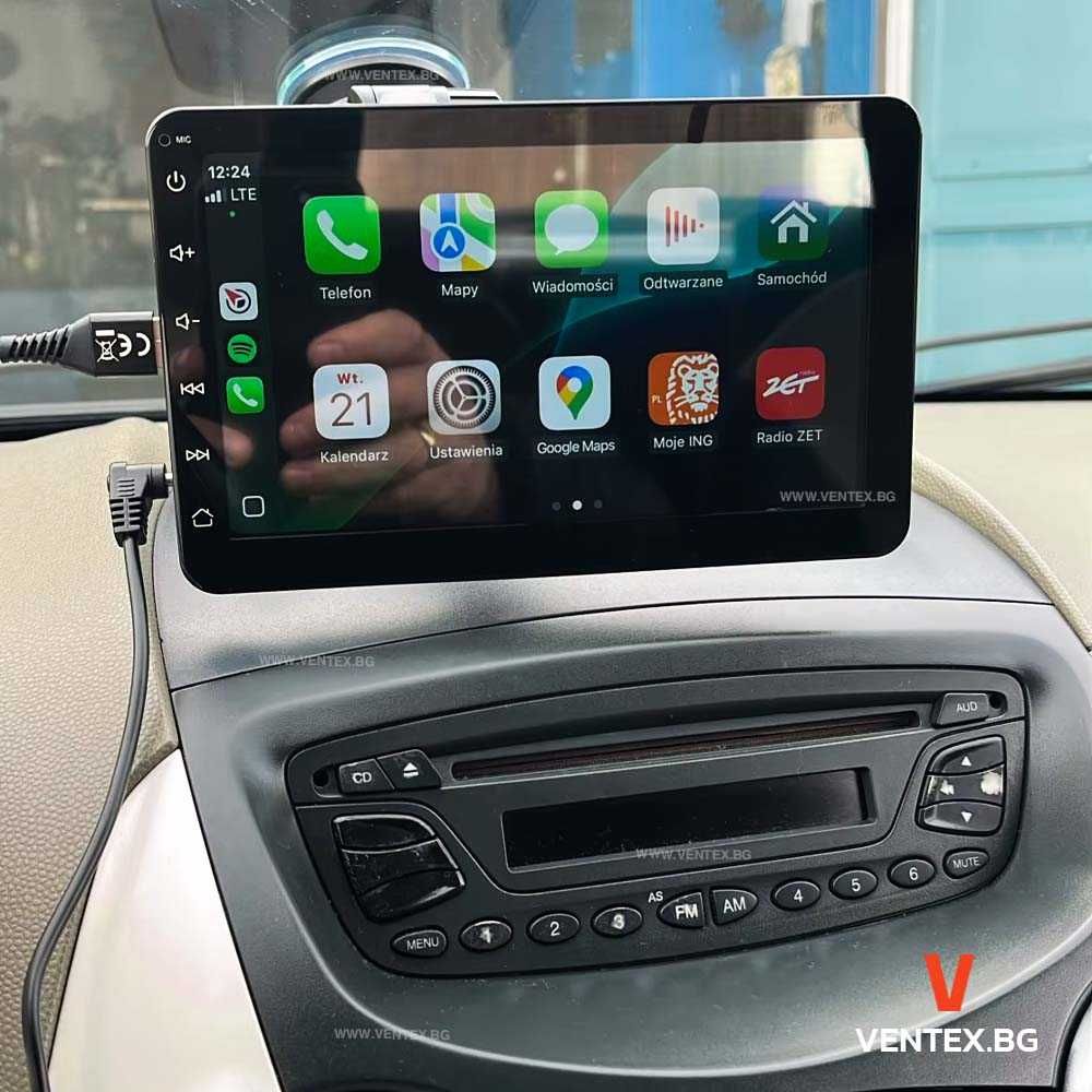 Универсална мултимедия за кола 7 инча, Carplay, Bluetooth, USB +Камера